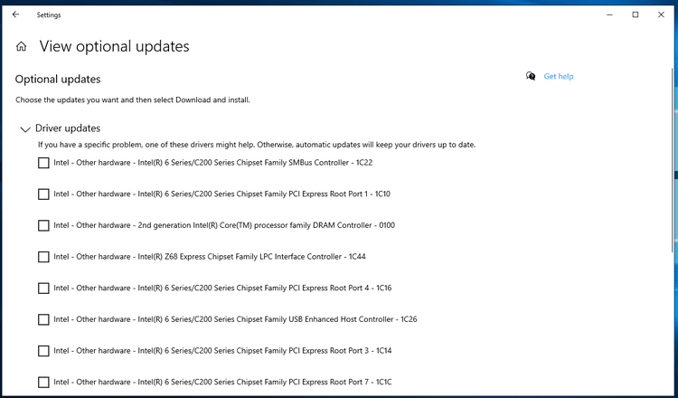 Microsoft restores Optional Updates listing in Windows 10 version 20H1 optional-driver-listing-windows-10-20h1.png
