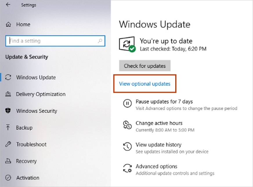 Microsoft says you don’t need Windows 10 Device Manager for updates Optional-updates-option.jpg