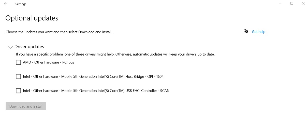 Microsoft to improve Windows 10 drivers quality mechanism Optional-updates-page.jpg
