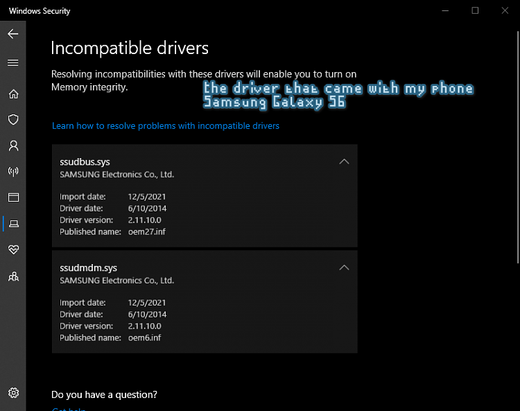 Why is my desktop not loading past the ROG screen to windows? orer-exe-load-my-desktop-quicker-past-login-screen-memory-integrity-incompatible-drivers-samsung.png