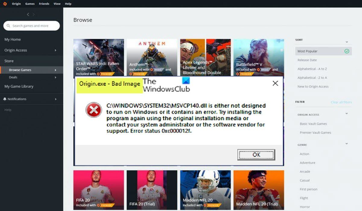 Origin.exe Bad Image Error on Windows 11 [Fixed] Origin.exe-Bad-Image-Error.jpg
