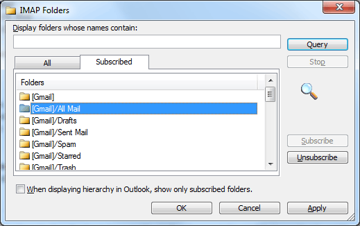 Windows mail cannot connect to IMAP Mail  it is connected to Outlook and I want to migrate... Outlook-IMAP-Unsubscribe.png