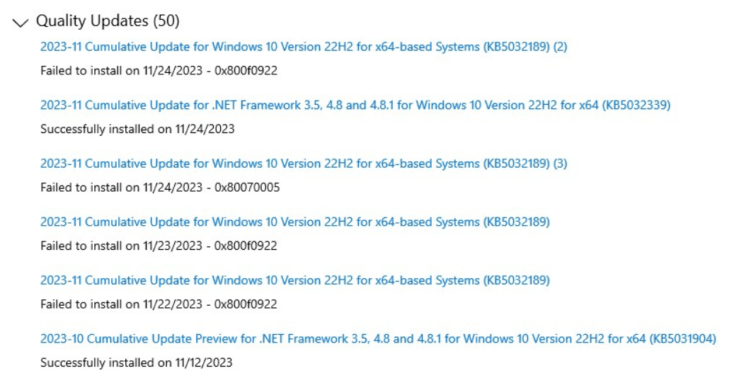 Cannot install update KB5032189 OWn2o34MFZpOJ32CglkKN5AZx%2FcAqaiRuRkcixWwpgvGnNuzNYJnlAkNDUY3auIdZO2d%2BU%2F32uw7qVl2v2f2zAU%3D.png