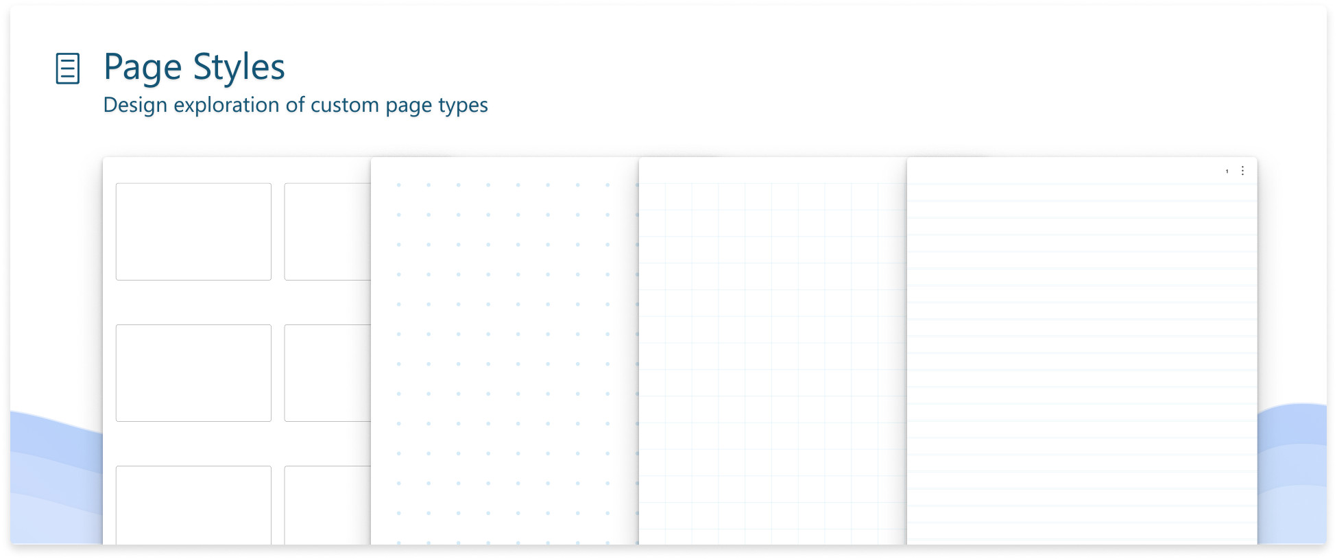 Microsoft Garage Journal app gets print, custom ink colors, and more Page-Styles.png
