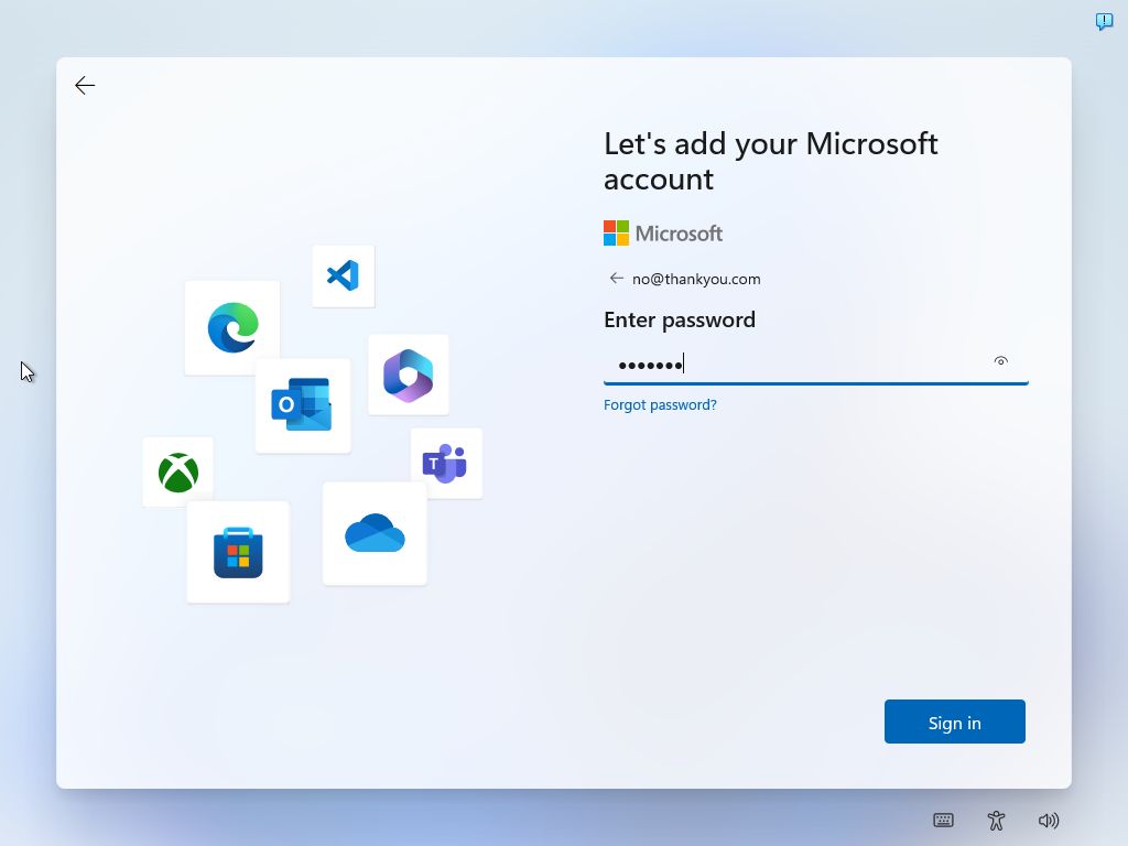 How to set up Windows 11 without a Microsoft account password.png