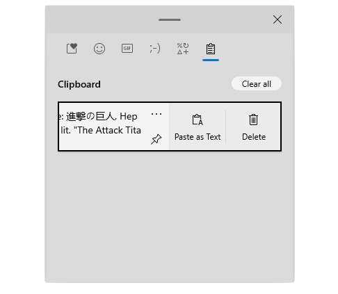 Hands-on with new Windows 10 Clipboard manager, arriving later this year Paste-as-text.jpg