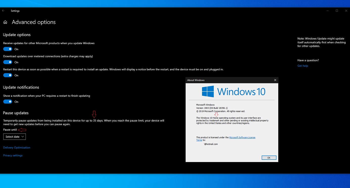Windows 10 version 1903 will allow Home users to pause updates for 35 days Pause-updates-in-Windows-10.jpg