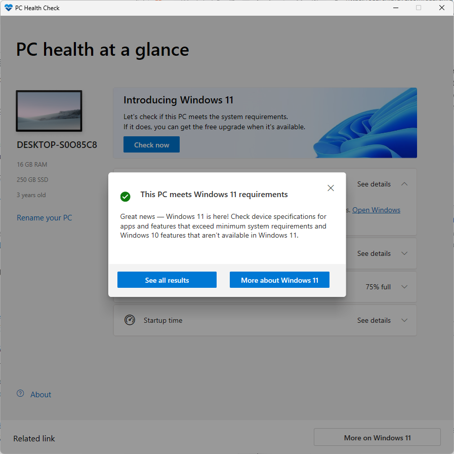 Windows 10 Support ends in exactly 1 year - here are your options pc-health.png
