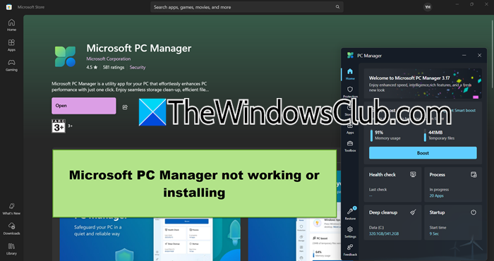 Microsoft PC Manager not working or installing pc-manager-not-working.png