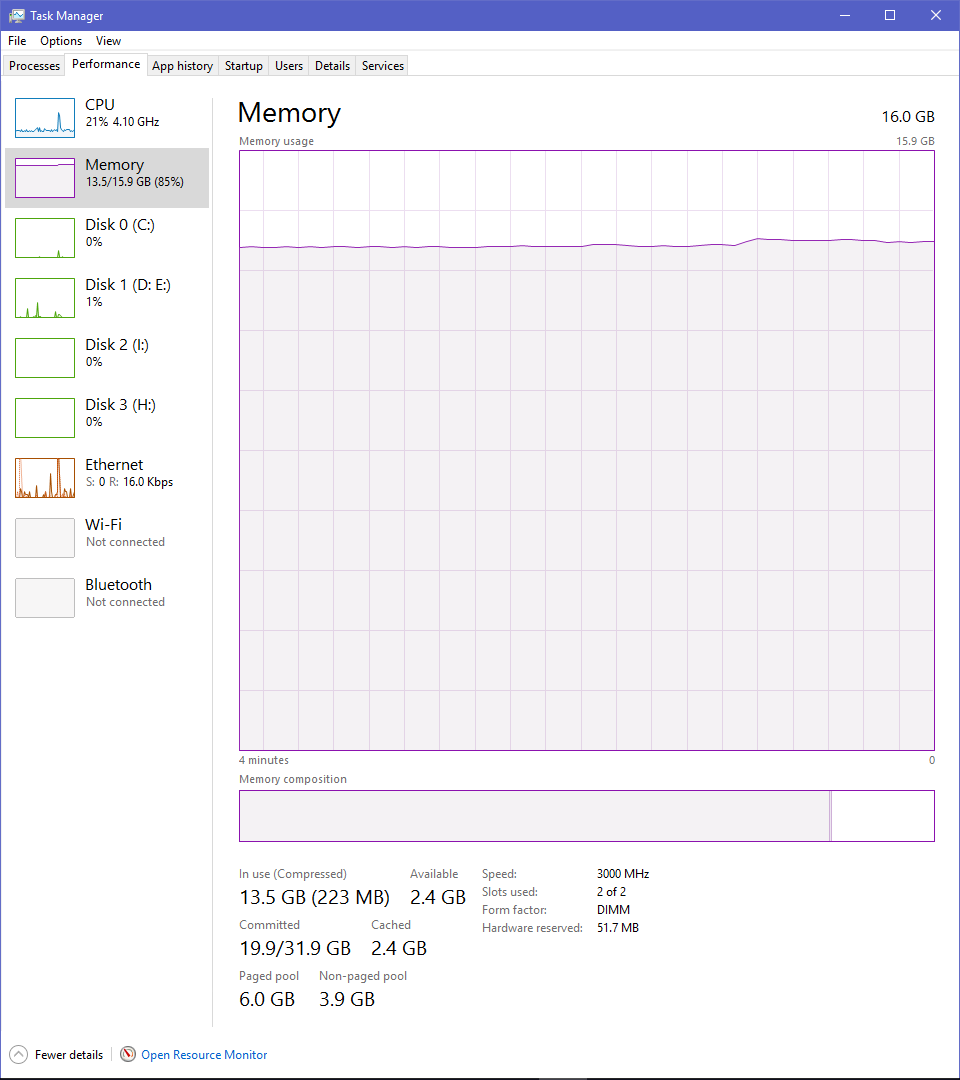 High Non-Paged Pool usage. No program is using 1.4gb in TM/RM but in RAMMAP shows 1.4gb... PDyug.png