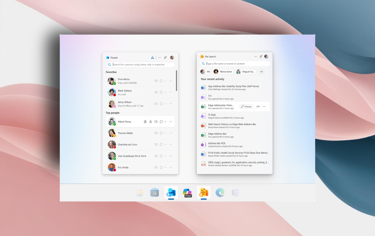 Microsoft 365: new Windows 11-exclusive Office apps coming that will start install... People-and-File-Search-Hero-scaled.png