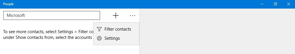 Microsoft People app for Windows 10 ditches hamburger menu in latest update People-app-top-UI.jpg