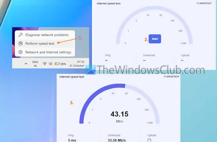 How to perform Internet Speed Test from Taskbar in Windows 11 natively Perform-speed-test-taskbar-Windows-11.png