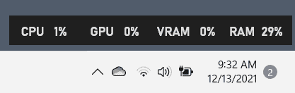 How to display CPU, GPU and RAM usage natively on Windows 11 performance-widget-windows-11.png