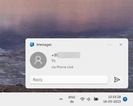 How to use Phone Link with iPhone to send messages from your PC Phone-Link-notification-from-iPhone.jpg