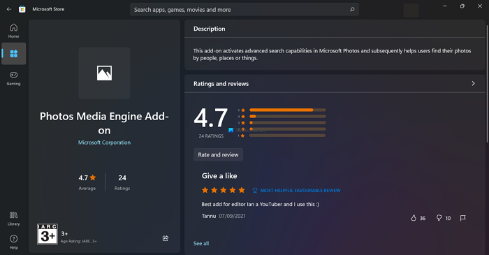 What is Photos Media Engine Add-on and how to install it on Windows 11/10 Photos-Media-Engine-Add-on-Microsoft-Store.png