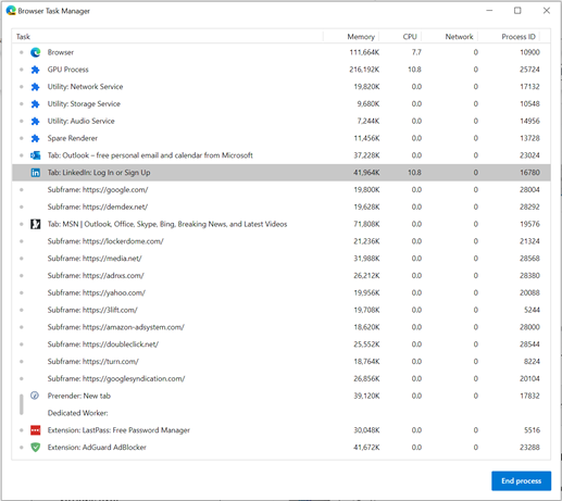 How to investigate Microsoft Edge memory usage on Windows Picture1.png