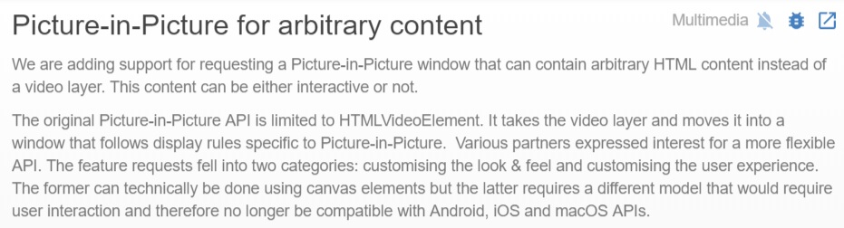 Chrome’s picture in picture mode may soon support non-video contents PiP-for-Chrome.jpg