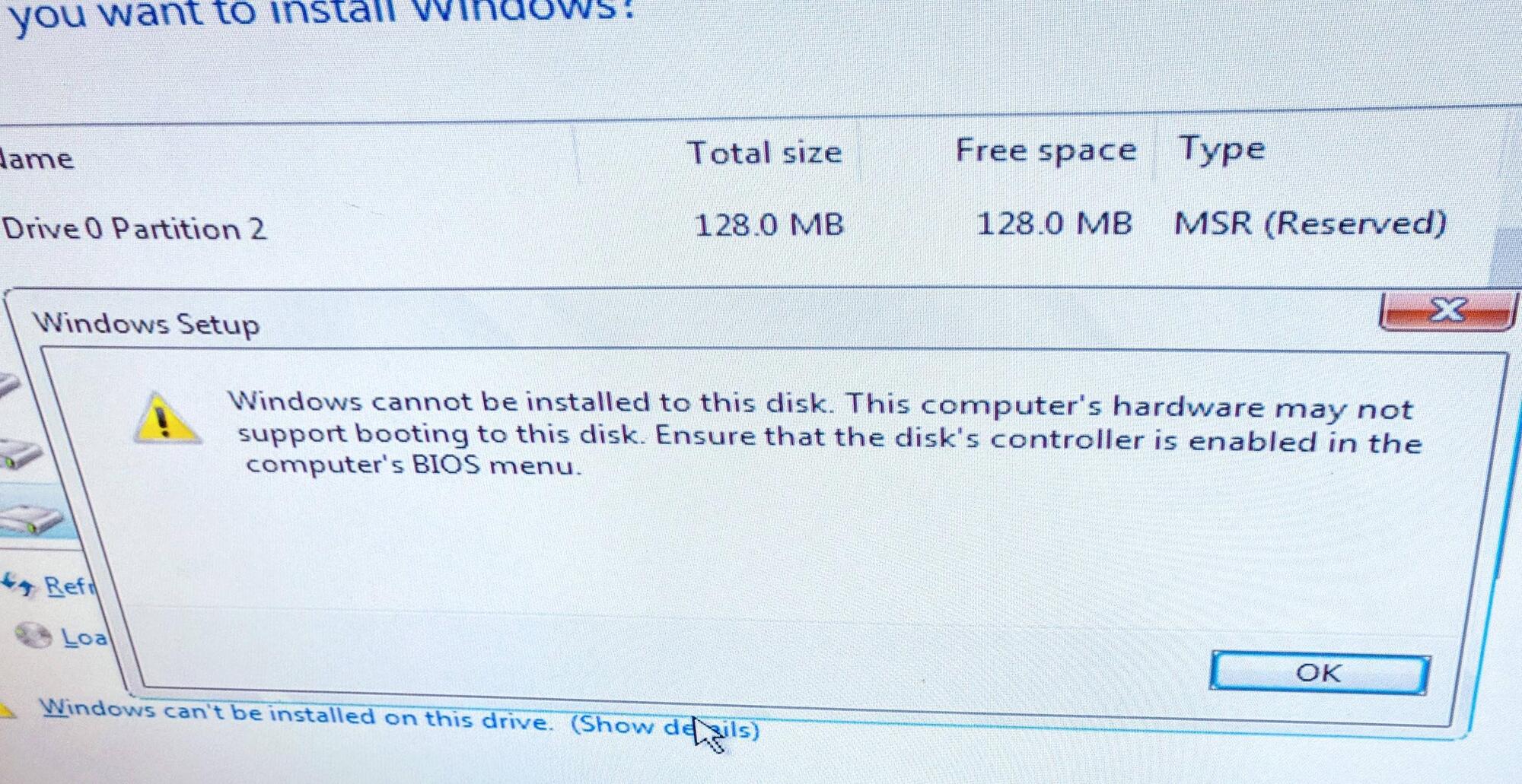 Windows won't boot after fresh install to m.2 ssd keeps looping to 64bit or 32 bit PKA7h.jpg