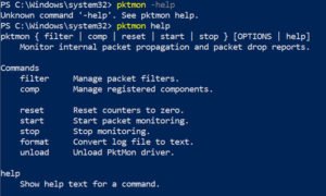 How to use the new Network Sniffer Tool PktMon.exe in Windows 10 pktmon-help-command-300x180.jpg
