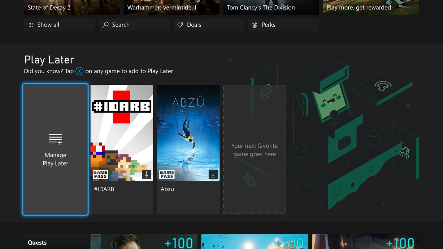 my xbox one x failed the verify check for the update I just downloaded 5/16/2021 Play-Later-Discovery.jpg