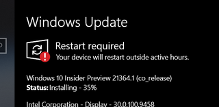 Just moving from Beta channel to Dev, let's see if this new build with WSLg means I can get... pnxk2d6z8pu61.png