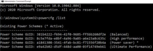 How to change Sleep Timeout using PowerCFG command line in Windows 10 powercfg-power-sheme-list-300x101.jpg