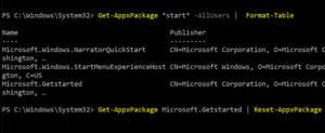 How to reset Microsoft Store apps using PowerShell in Windows 10 PowerShell-Reset-Windows-Apps-300x123.jpg