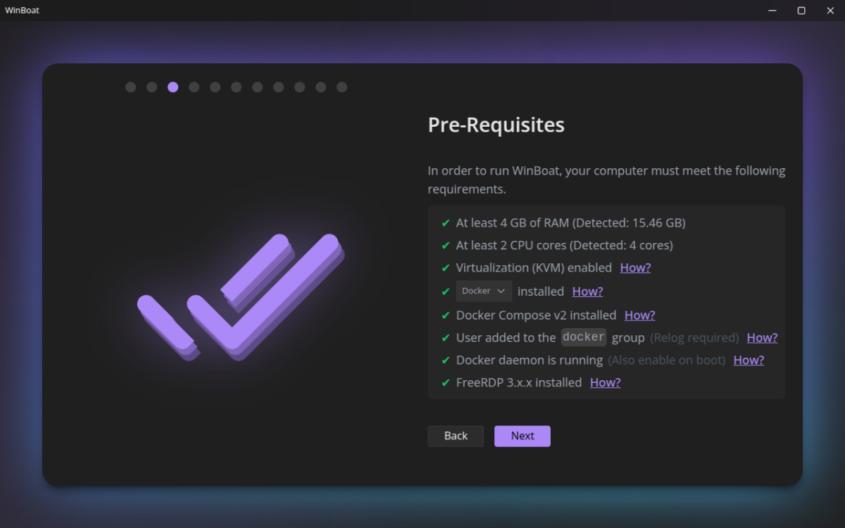 Run any Windows app on Linux with WinBoat, it's free and open source Pre-requisites-in-WinBoat.png