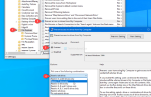 How to prevent users from accessing Drives in This PC on Windows 10 prevent-users-accessing-drives-this-pc-300x193.png