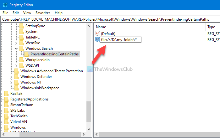 How to prevent users from indexing Specific Paths in Search Index on Windows 10 prevent-users-indexing-specific-paths-search-index-1.png