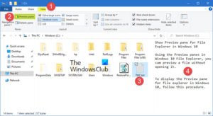 How to show the Preview Pane for File Explorer in Windows 10 preview-pane-explorer-300x164.jpg