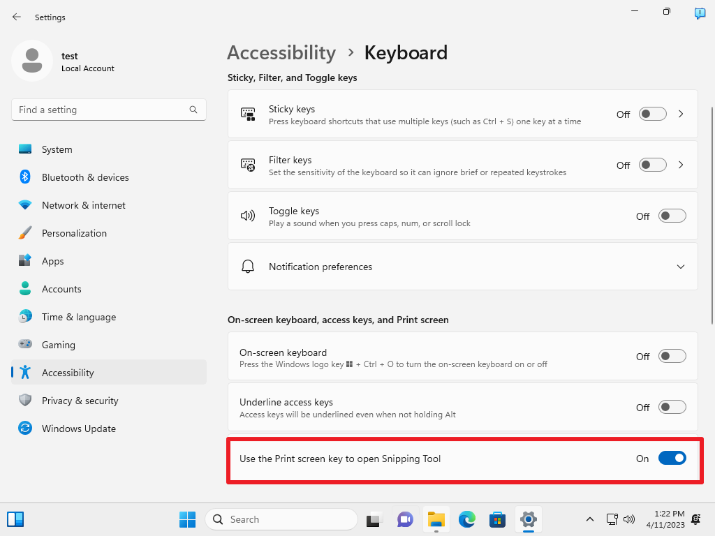 Windows 11's Print-key may soon have a different function print-key-snipping-tool.png