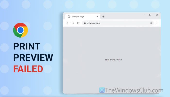 Print preview failed or not working in Chrome print-preview-failed-chrome.jpg