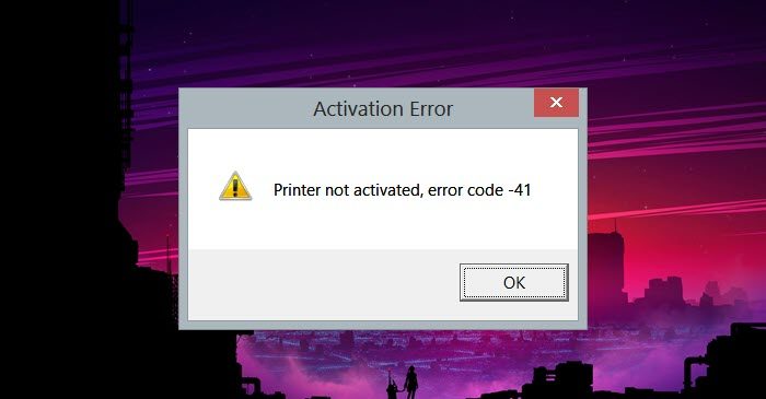 Printer not activated Error Code 41 Printer-Error-Code-41.jpg