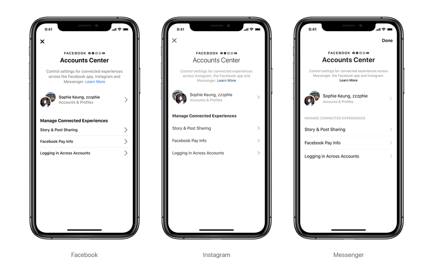 New Accounts Center on Facebook, Instagram and Messenger PrivacyMatters-pic1.png