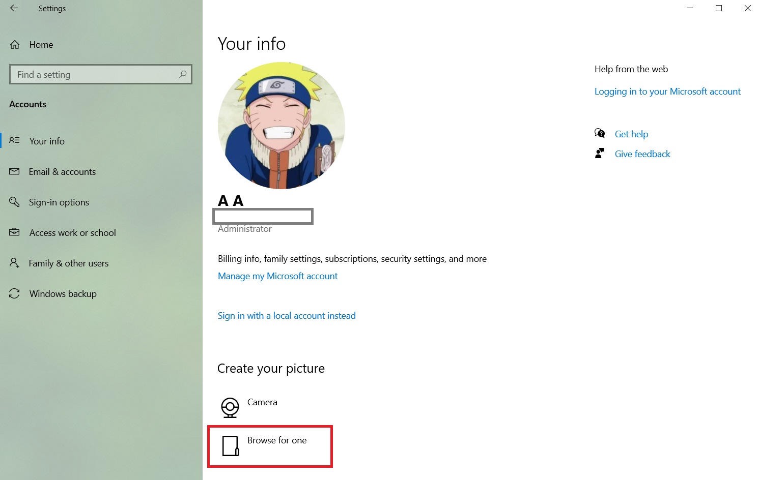 Windows 10 KB5041582 out with multiple fixes (direct download .msu) profile-picture-change-bug-in-windows-10.jpg