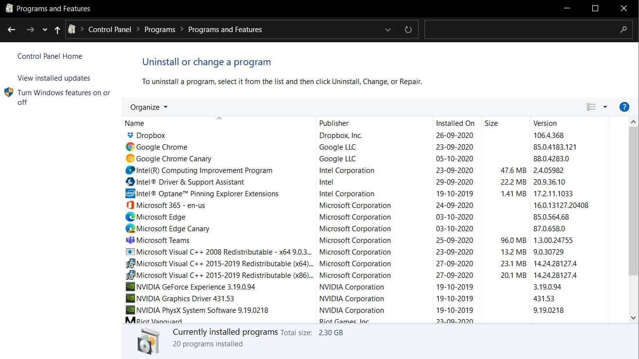 Closer look at Windows 10’s new replacements for Control Panel features Program-and-Features.jpg