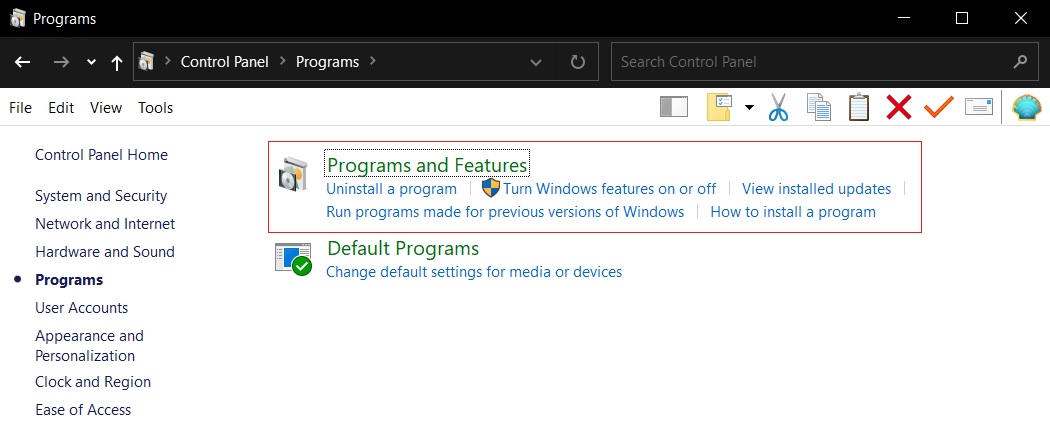 Windows 10 just made it impossible to access retired Control Panel pages Programs-and-Features-page.jpg