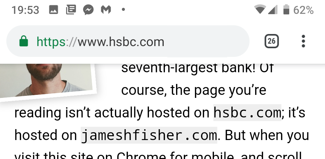 New phishing method called the Inception Bar on Chrome for Mobile proof.png