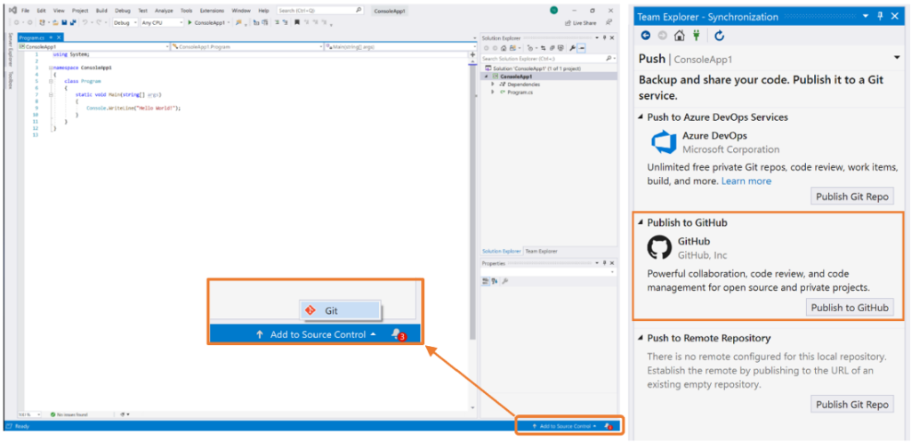 Visual Studio 2019 version 16.9.4 released PublishToGH-1024x497.png