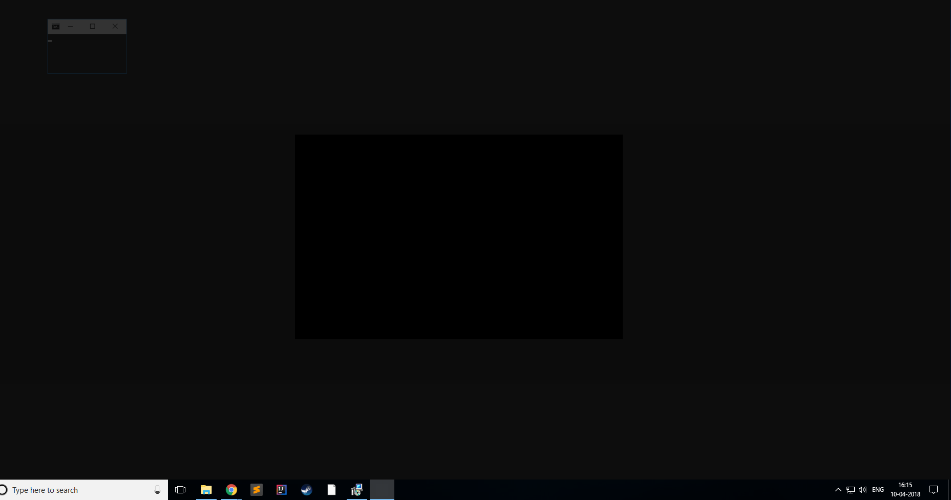 Help! A blue command prompt is suddenly appearing and disappearing for a split second and... pYwVu.png