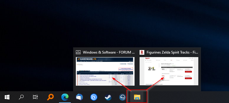 How to delete thumnail tab edge chromium in "explorer icon" ? Q1prllF.png