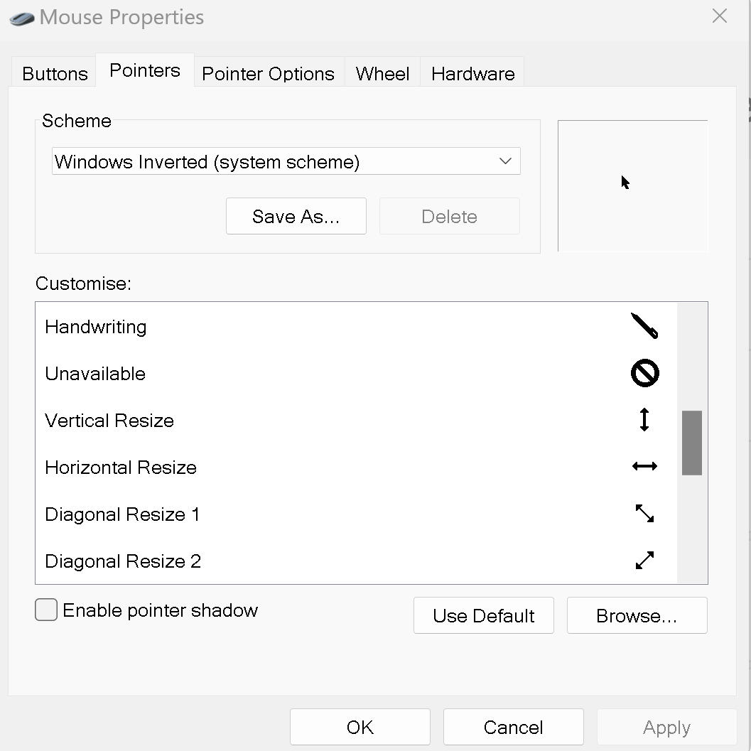 My cursor changed the resize option from the default diagonal arrows to something else i... qdzGlAThwro3K%2BXrX93d4F9DER30SuV57MpAbZdFT4qKui985%2BJloLPCjs%2BrZEWXAOp8o3gH%2FKWESrzTlrH60%3D.png
