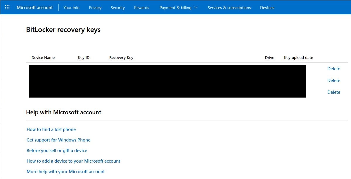 I had to reinstall windows 11, do I need to delete the old BitLocker recovery key and save... Qjiqeb1.jpg