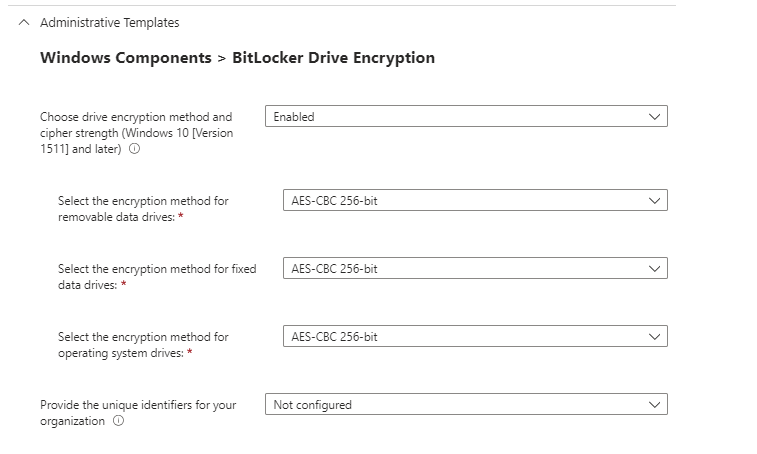 Cannot Push Bitlocker with Intune Silently to our Organization. ql2XdZPPVOEmeHXuT5Y8W5h5pIUOnDNTARoLUTuOeJ1iiYc%2FmmQStwU6SpAgd8Cz9WwcgcMdEtiidBWFo9g5JJEP2EY%3D.png
