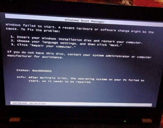 I'm getting this Error trying to perform windows 10 installation but laptop keyboard and... qtv6n6sjdjr81.jpg