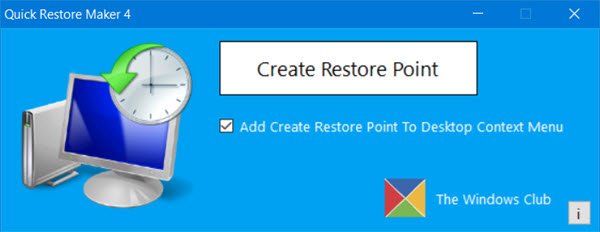 How to create System Restore shortcut in Windows 10 Quick-Restore-Maker.jpg