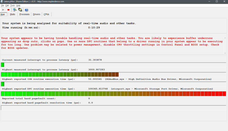 I'm having severe issues with DPC latency issues. Problem may be power and internet... Qzs2I.png