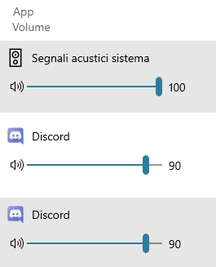 I have 2 discord apps in my audio mixer but I only have 1 open. I doesn't cause any... r60ac8irt3s61.png